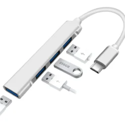 Adapterikaapeli Mobia Hubi USB-C - 4 x USB-A