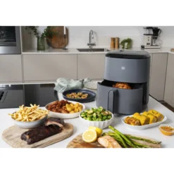 Air fryer OBH Nordica AG245BS0 Easy Fry Max, digitaalinen, 5 l, harmaa