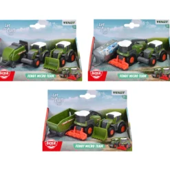 Ajoneuvot Dickie Toys 3 kpl Fendt