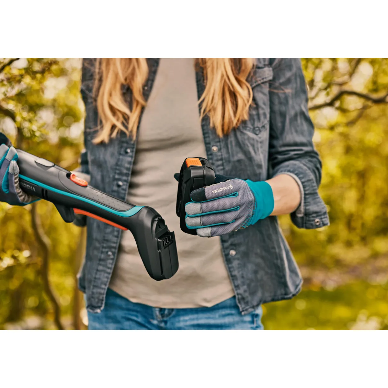 Akkuoksaleikkuri Gardena EasyCut 110/18V P4A
