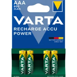 Akkuparisto AAA Recharge Accu Power 800 mAh, 4 kpl