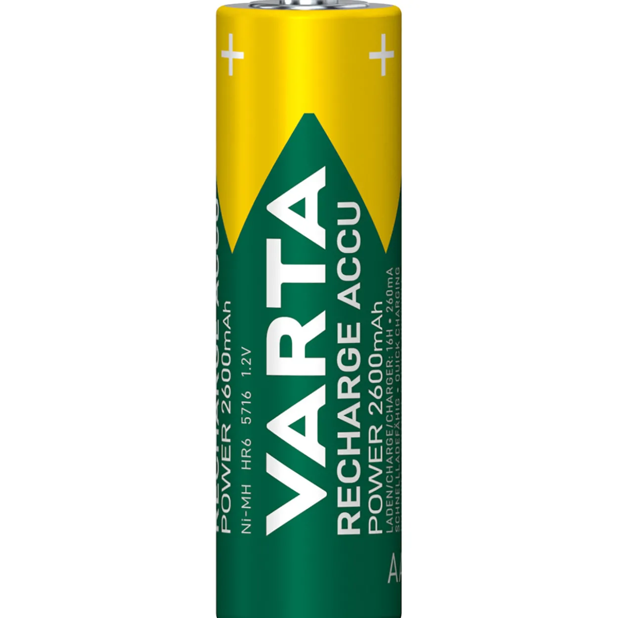Akkuparisto AA Recharge Accu Power 2600 mAh, 4 kpl