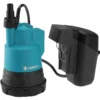 Akku-uppopumppu Gardena 2000/2 18V P4A set