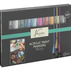 Akryylitussi Nassau Fine Art 10 kpl