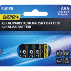 Alkaliparisto Super, AAA,10 kpl