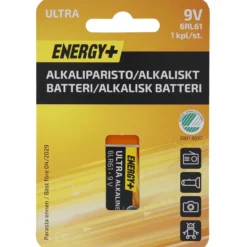 Alkaliparisto Ultra 9 V