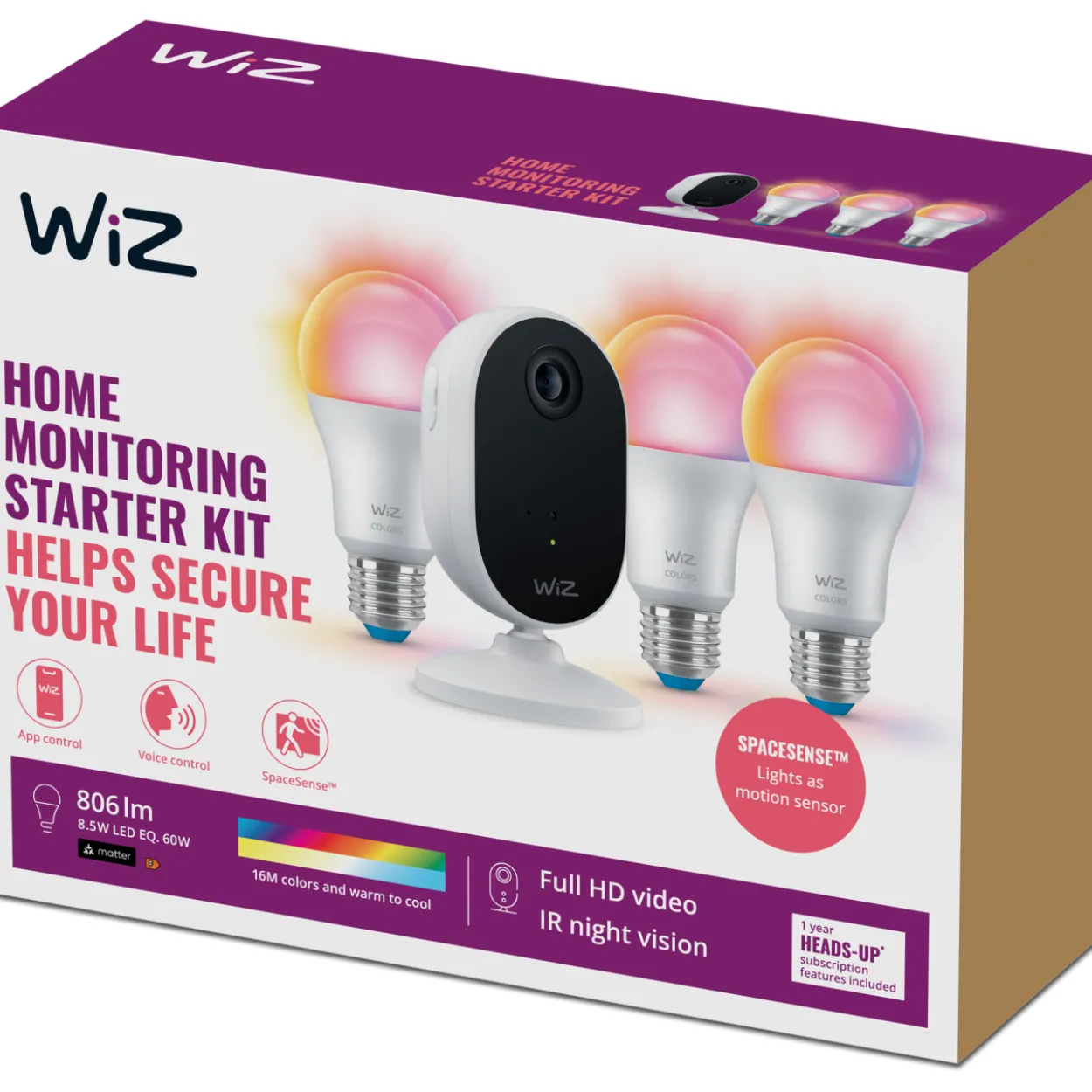 Aloituspakkaus WiZ Home monitoring