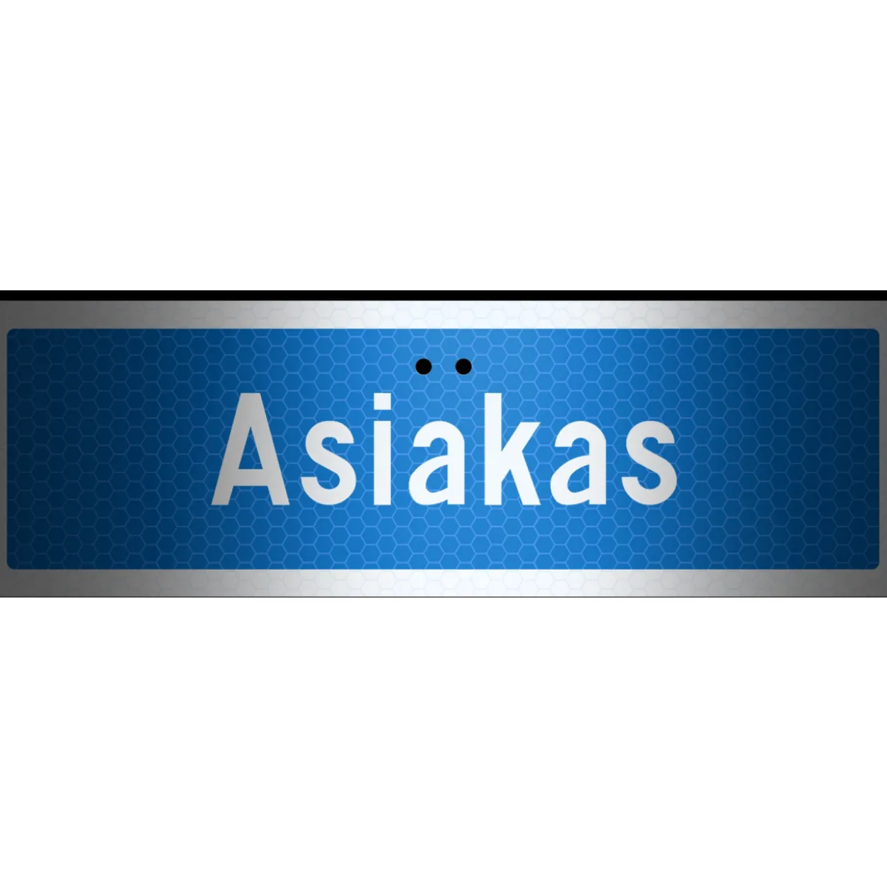 Alumiinikyltti Sekure 50 x 16 cm Asiakas
