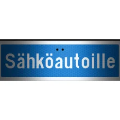 Alumiinikyltti Sekure 50 x 16 cm sähköautoille