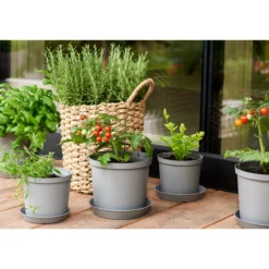 Alusvati Orthex 16 cm Recycled Cultivate harmaa