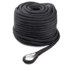 Ankkuriköysi Qvarken Dockline 12 mm / 35 m, koussi, musta