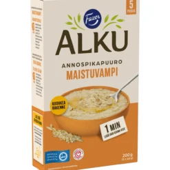 Annospikapuuro Fazer Alku 5 x 40 g maistuvampi