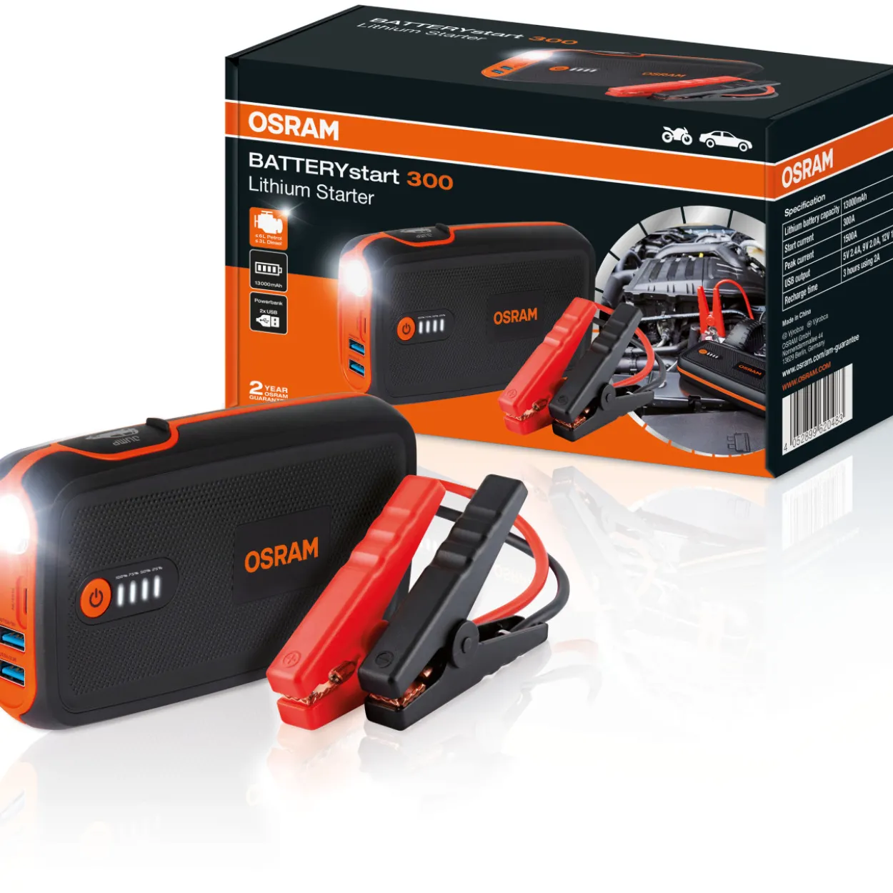 Apukäynnistin Osram Battery Start 300