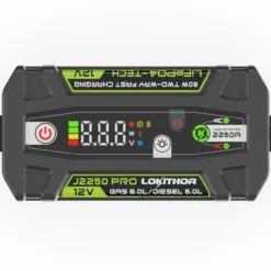 Apukäynnistin / virtapankki Lokithor J2250 12V 51,2Wh 2250A LiFePo4