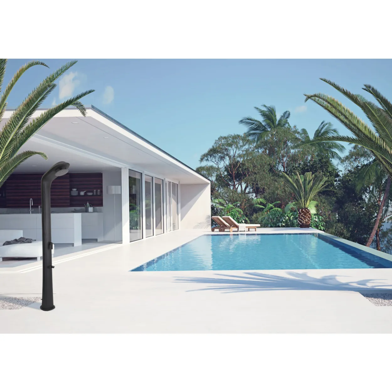 Aurinkosuihku Swim & Fun 30 l Madrid jalkahuuhtelulla