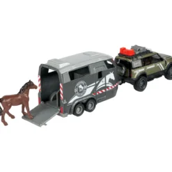 Auto Land Rover ja hevostraileri Majorette 25 cm