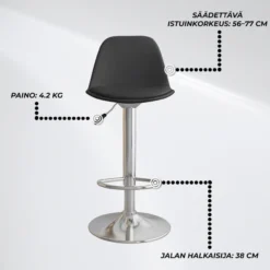 Baarijakkara Lykke Comfort musta