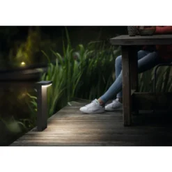 Bustan-pylväsvalaisin 2 x 4,5 W, pieni, antrasiitti