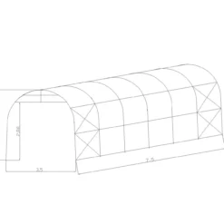 Caravantalli Prohall 3,5 x 7,5 x 3,5 m 500 g
