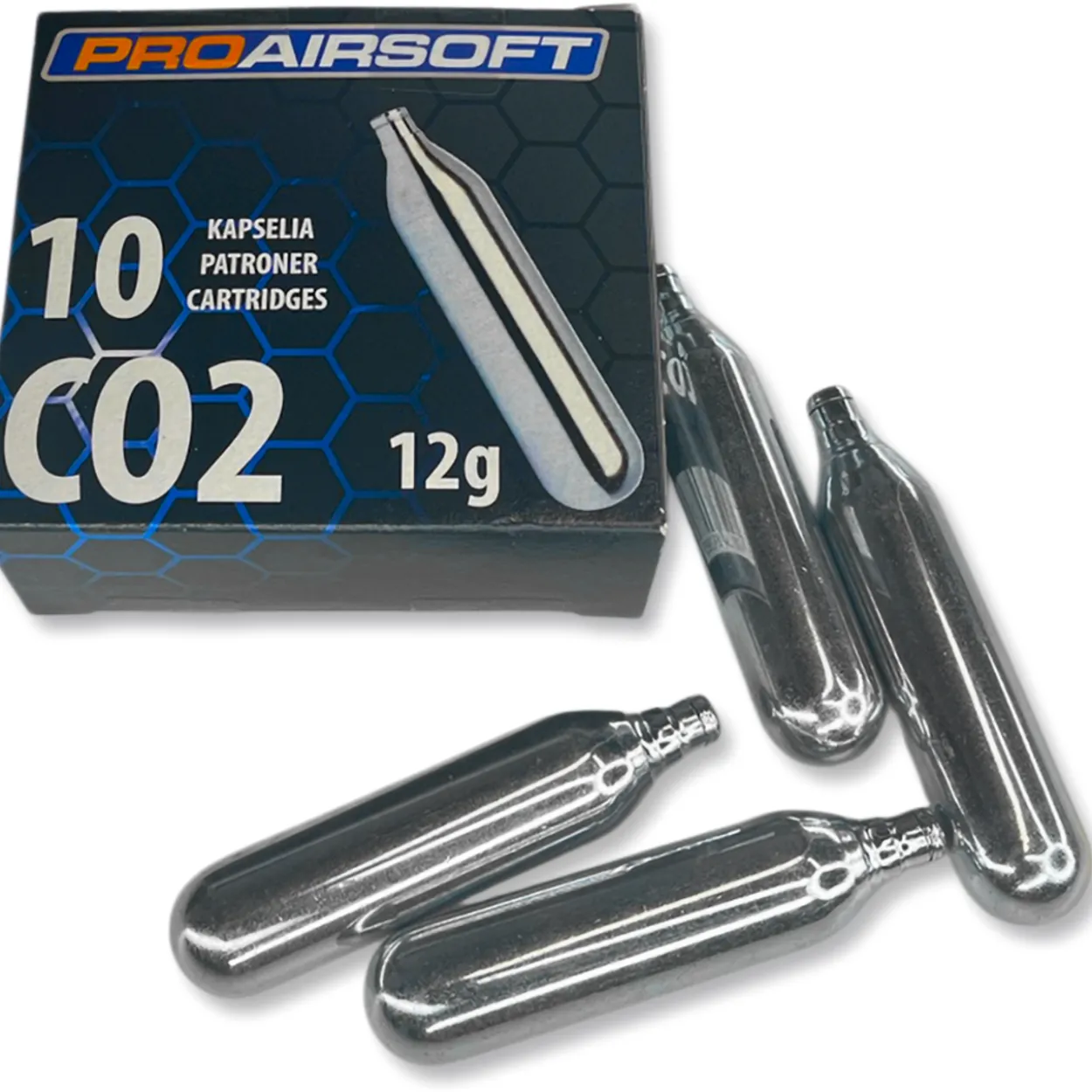 CO2-kapseli Proairsoft 12 g, 10 kpl/pkt