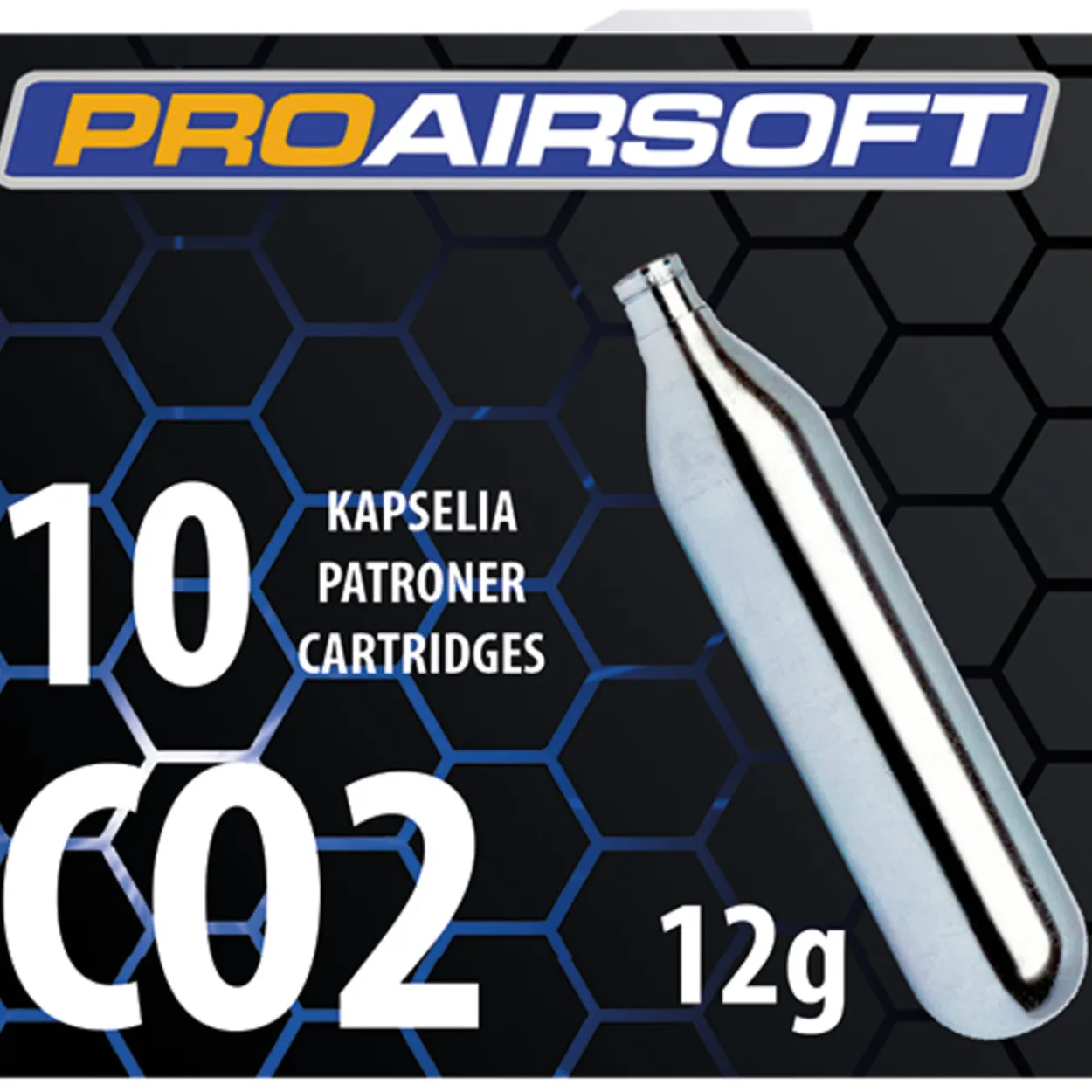 CO2-kapseli Proairsoft 12 g, 10 kpl/pkt