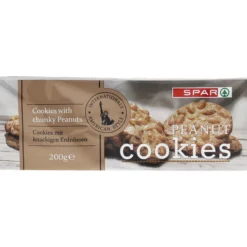 Cookies SPAR 200 g maapähkinä