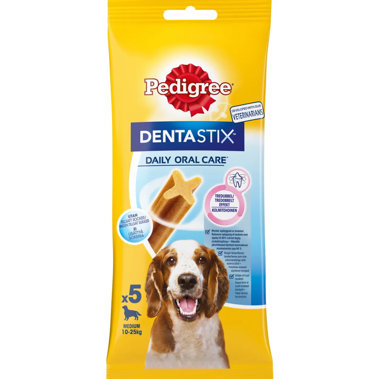 Dentastix Pedigree 128 g Medium