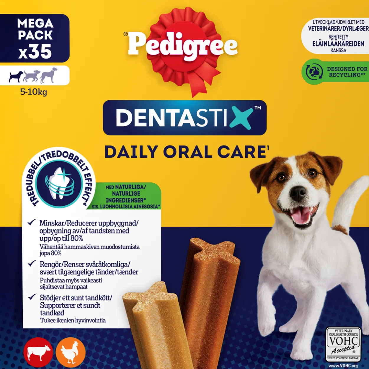 Dentastix Pedigree 5 x 110 g Small
