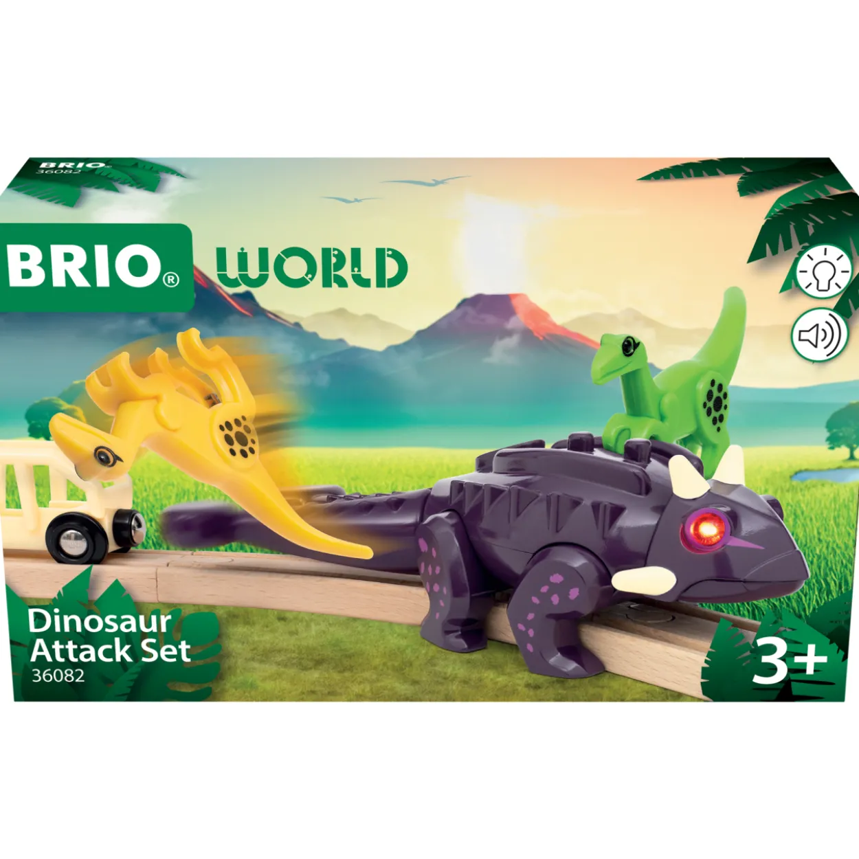 Dinosaurus hyökkäyssetti Brio 36082