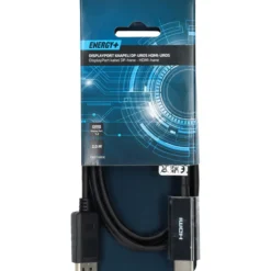 DisplayPort-kaapeli 1.2 Energy+, 4K uros - HDMI uros 2 m