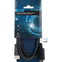 DisplayPort-kaapeli 1.2 Energy+, 4K uros – uros 2 m
