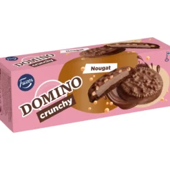 Domino-keksi Fazer 150 g Crunchy Nougat