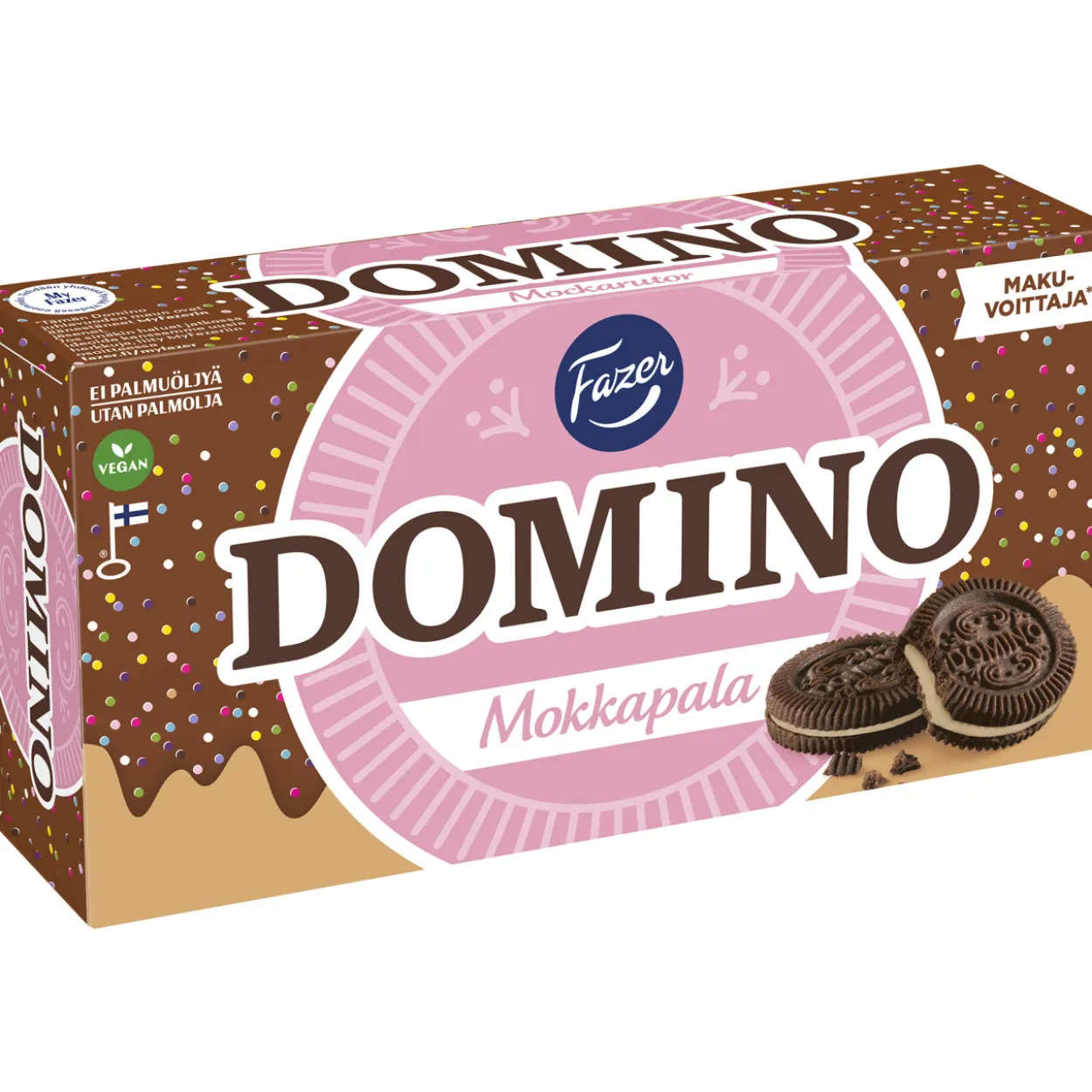 Domino-keksi Fazer 350 g Mokkapala