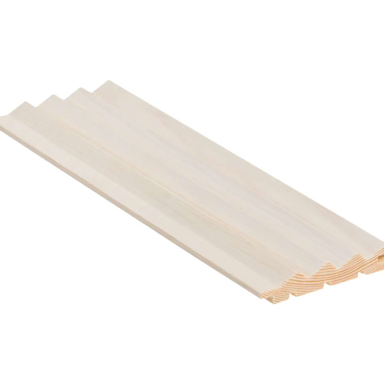Dyyni-paneeli Cent 15x90x3300, Mänty, Valkolakattu, 5 kpl
