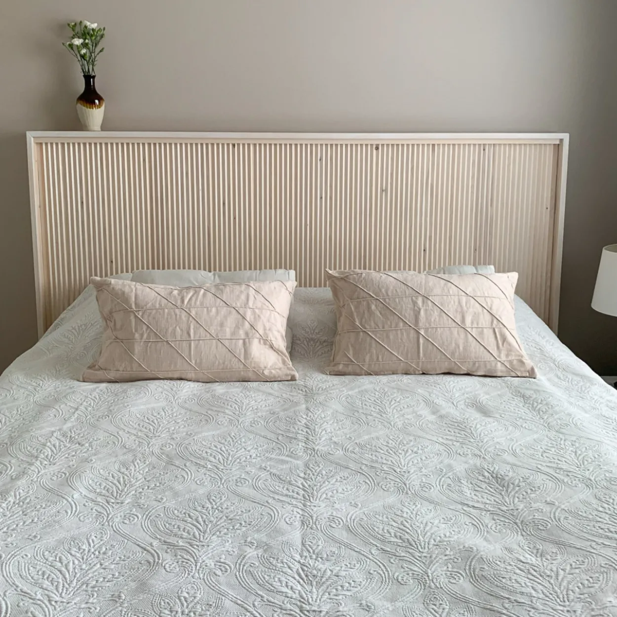 Dyyni-paneeli Cent 15x90x3300, Mänty, Valkolakattu, 5 kpl