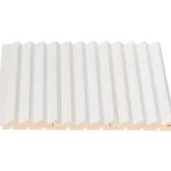 Dyyni-paneeli Cent 15x90x2400, Mänty, Valkolakattu, 5 kpl