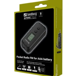 FM-radio Sandberg 2 x AAA kannettava