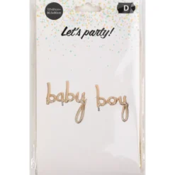 Foliopallobanneri Let's Party Baby Boy