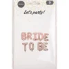 Foliopallobanneri Let's Party Bride to Be