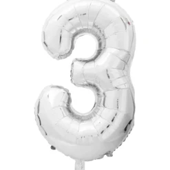 Foliopallo Let’s Party 85 cm numero hopea