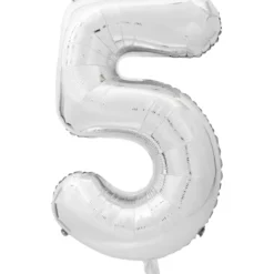 Foliopallo Let’s Party 85 cm numero hopea