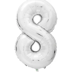 Foliopallo Let’s Party 85 cm numero hopea