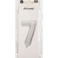 Foliopallo Let’s Party 85 cm numero hopea