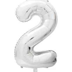 Foliopallo Let’s Party 85 cm numero hopea