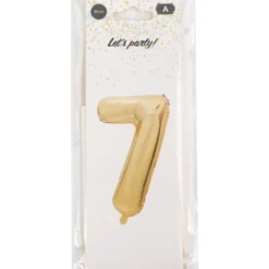 Foliopallo Let’s Party 85 cm numero kulta