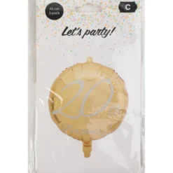 Foliopallo Let's Party 3 kpl 20v