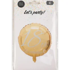 Foliopallo Let's Party 3 kpl 18v