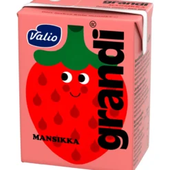 Grandi Valio 2 dl mansikka