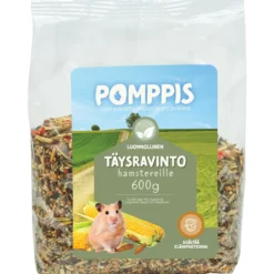 Hamsterin täysravinto Pomppis 600 g