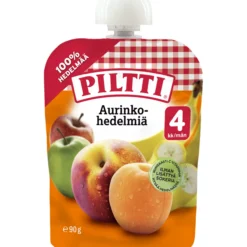 Hedelmäsose Piltti 90 g Aurinkohedelmiä 4 kk